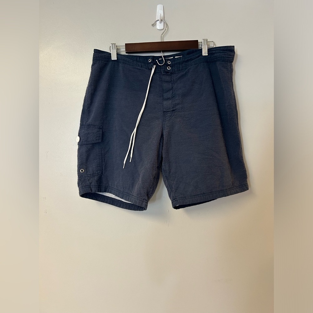 J Crew men’s swim trunks with tie waist